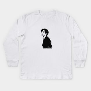 BTS Taehyung ,95 TAEHYUNG back T-Shirt Kids Long Sleeve T-Shirt